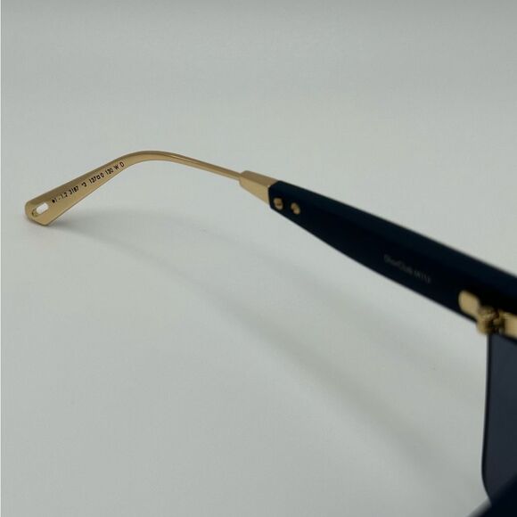 NEW DIORCLUB M1U 31B7 Matte Navy Blue/Silver Mirrored with Blue Star Monogram - Picture 7 of 10